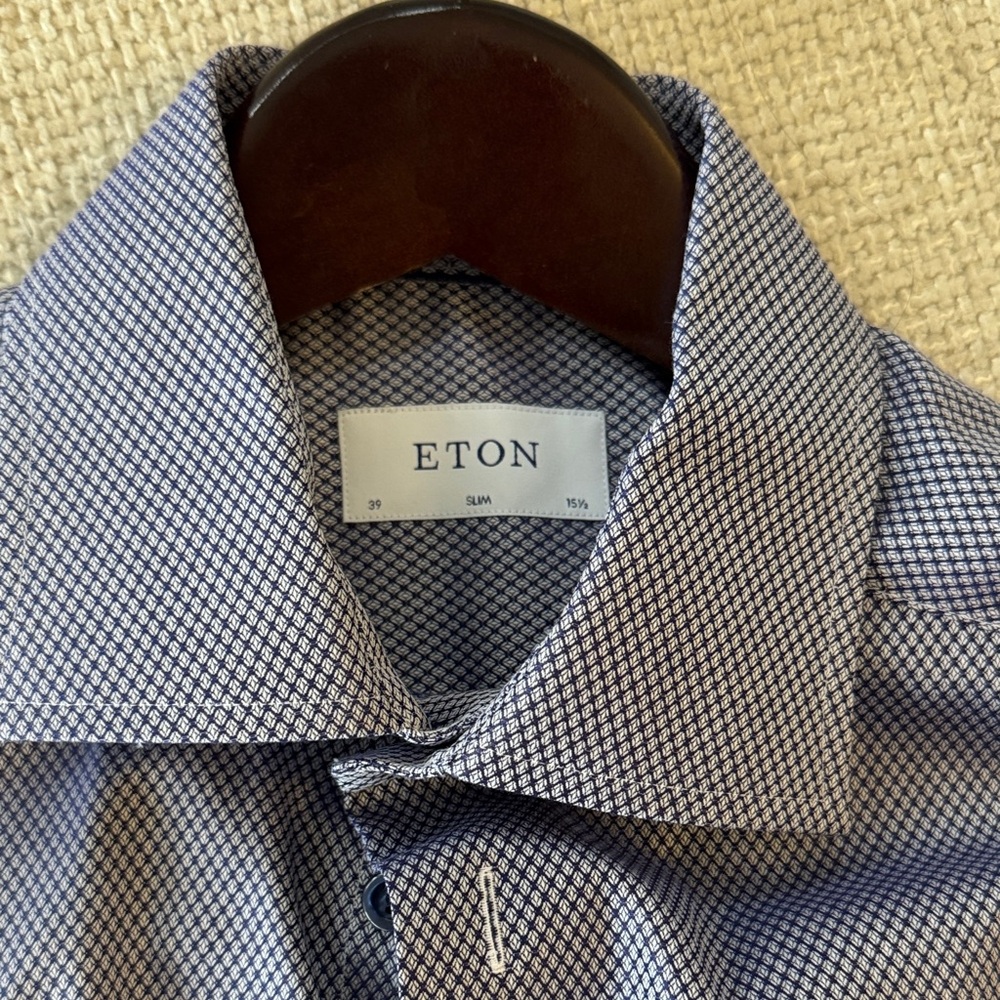 Eton Men's Patterned Dress Shirt